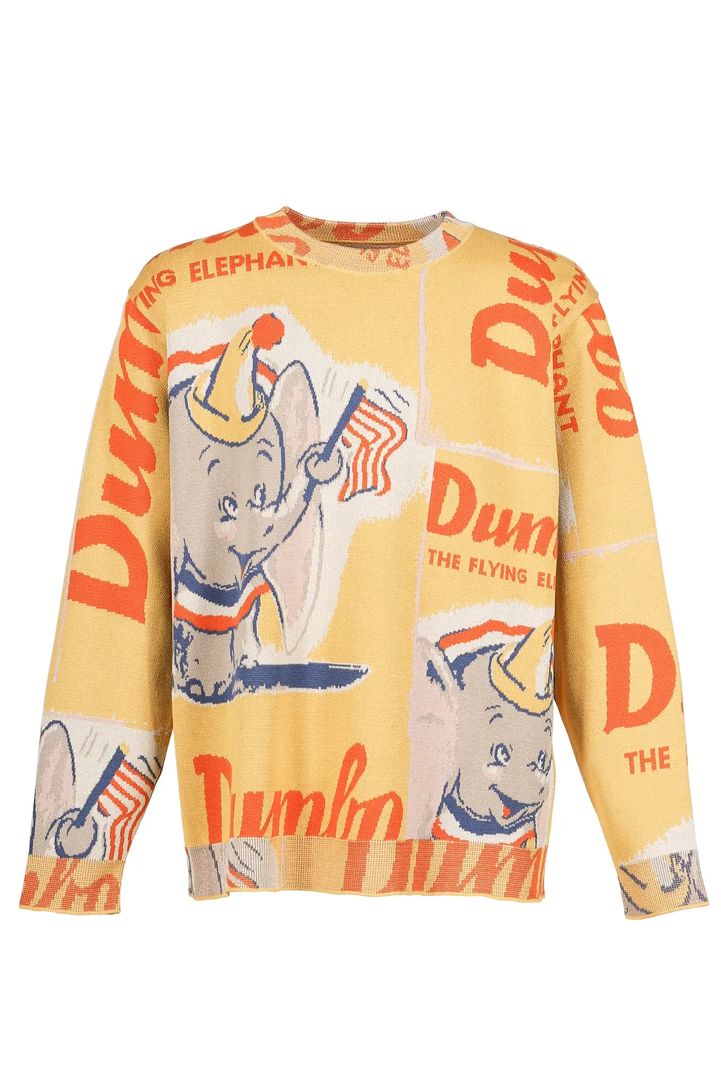 Disney Vp / Pc Knit Collection Crewneck / Dumbo / Yel