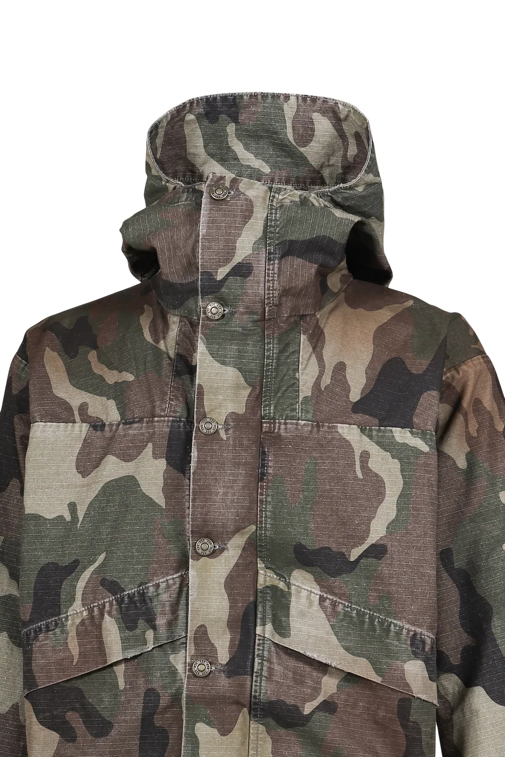 Cropped Parka / Camo
