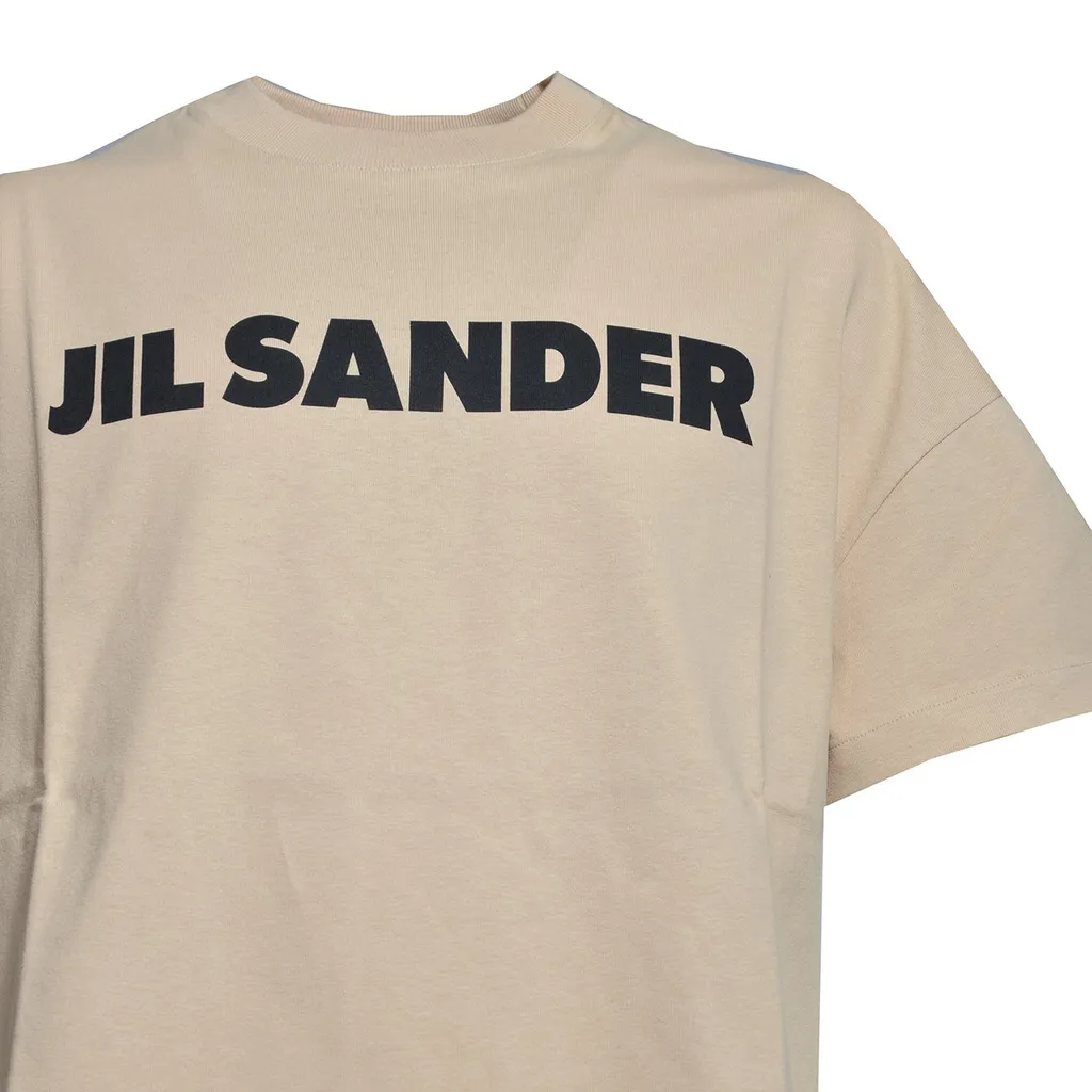 Jil Sander Logo Printed Crewneck T-Shirt