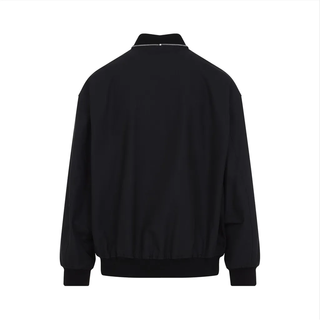 Jil Sander Boxy Fit Bomber Jacket