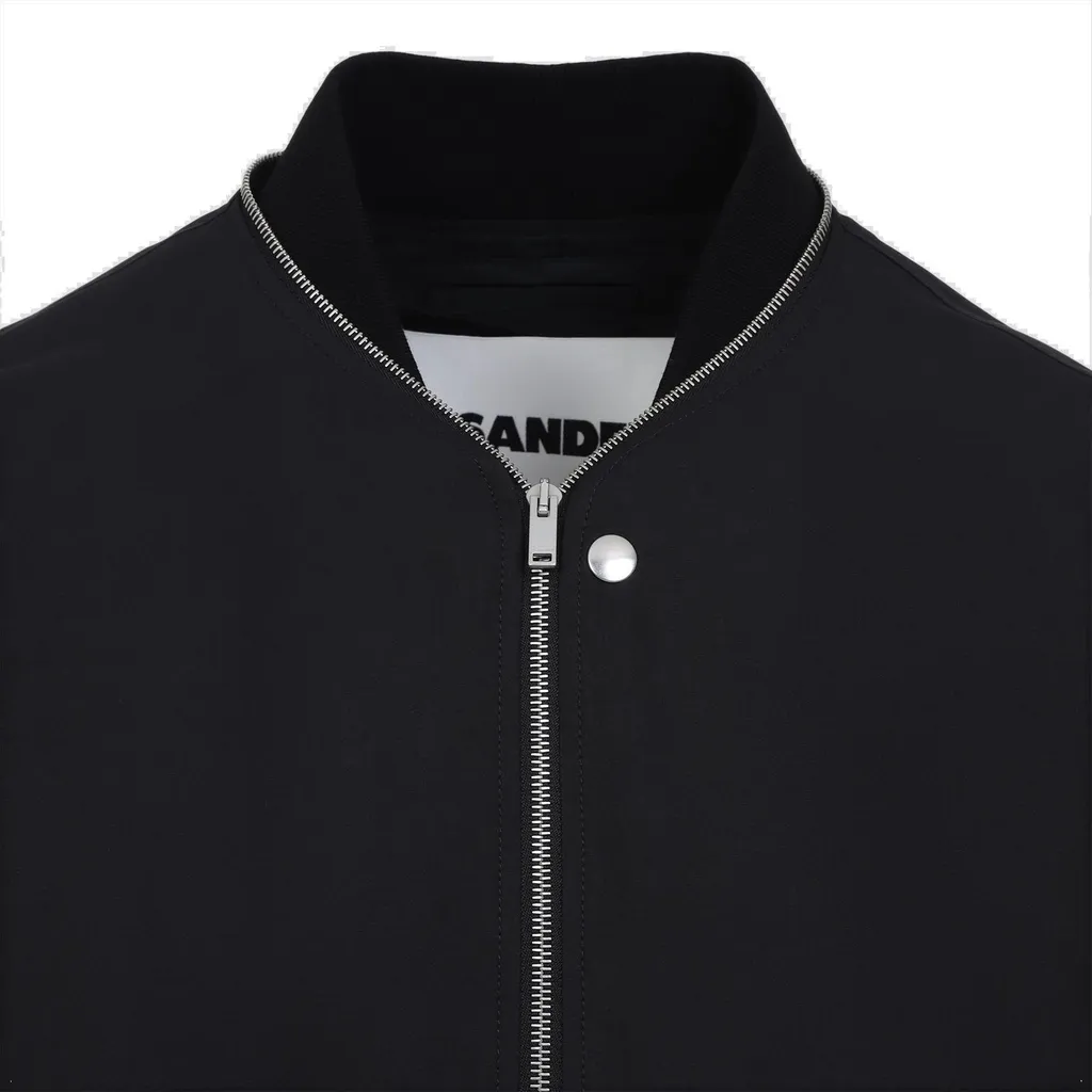 Jil Sander Boxy Fit Bomber Jacket