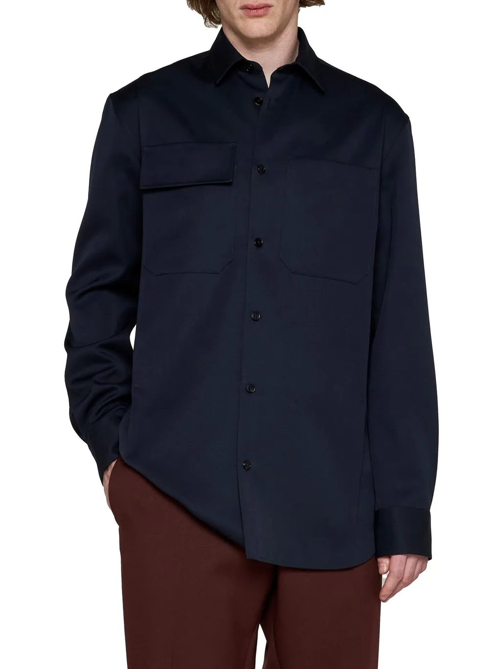 Jil Sander Long-Sleeved Buttoned Shirt