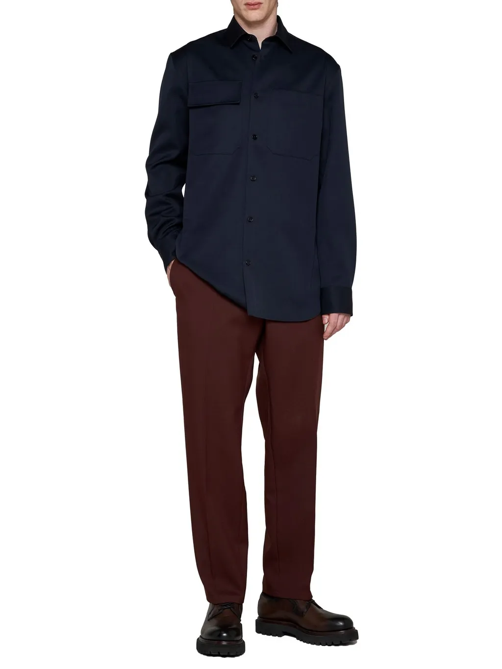 Jil Sander Long-Sleeved Buttoned Shirt