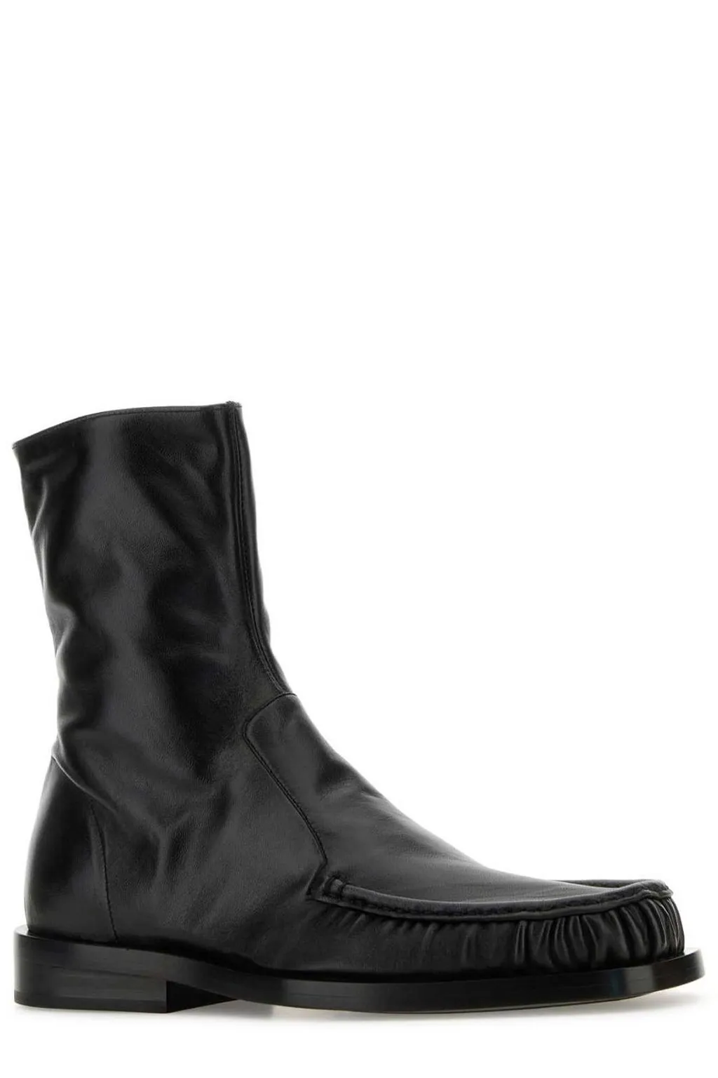 Jil Sander Ruched Ankle Boots