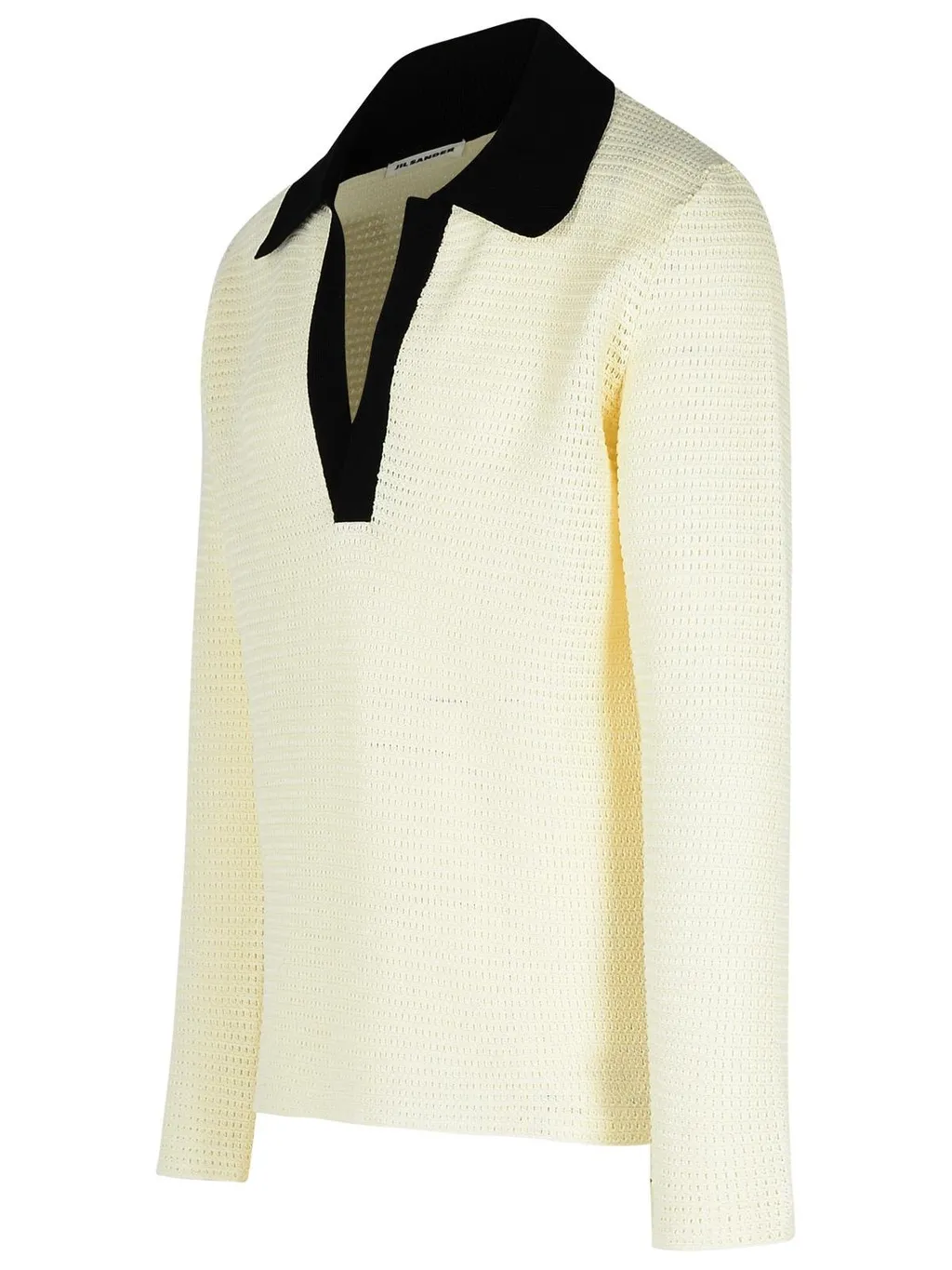 Jil Sander Split Neck Knitted Jumper