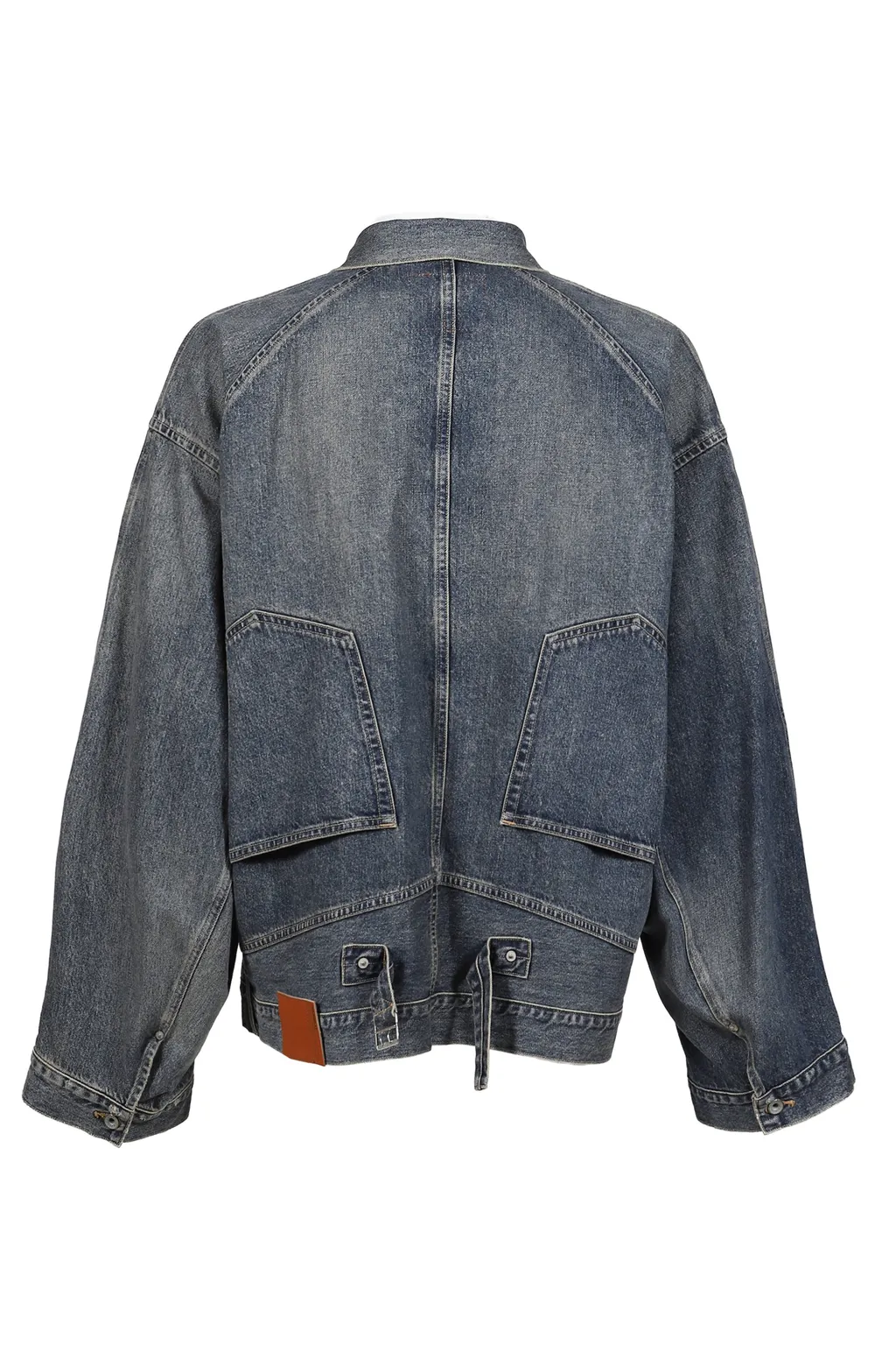 Vintage Washed Denim Jacket / Ind Inception