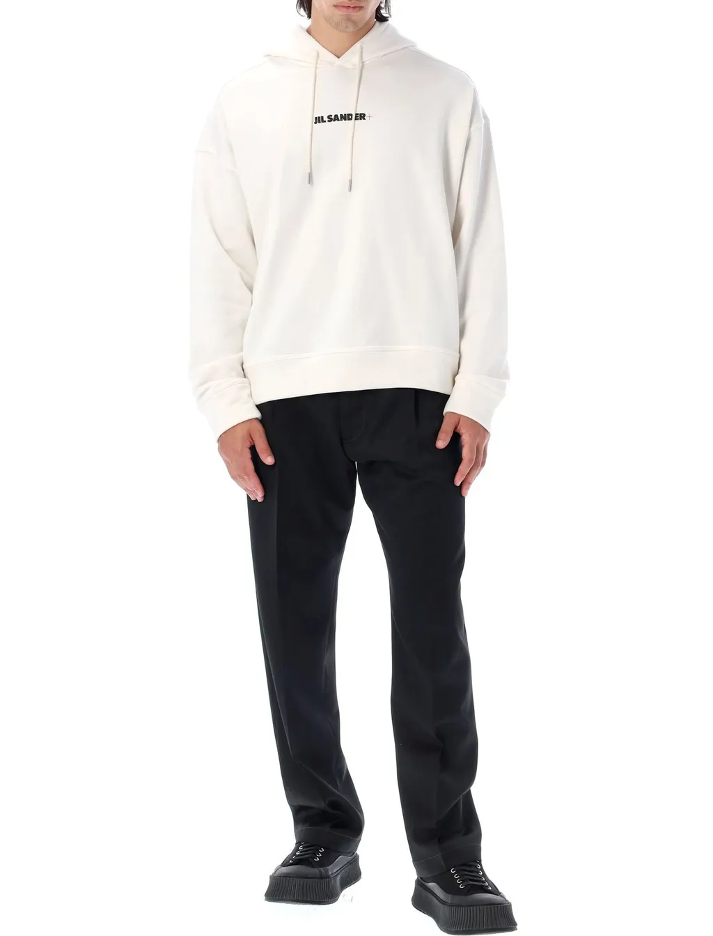 Jil Sander+ Logo Printed Hoodie