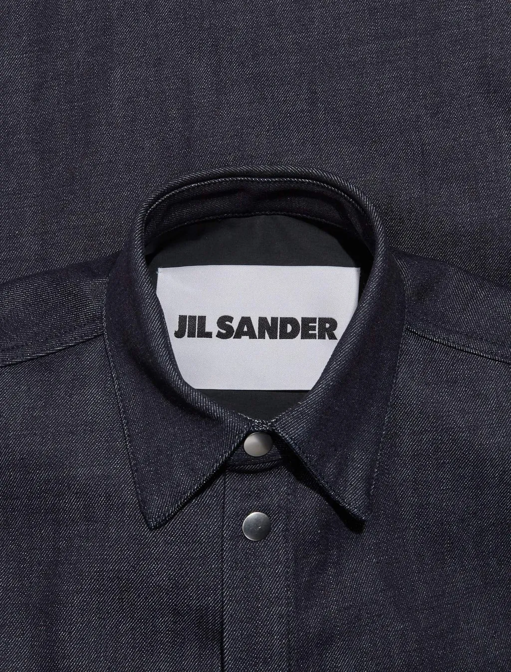 Jil Sander Long-Sleeved Buttoned Denim Shirt