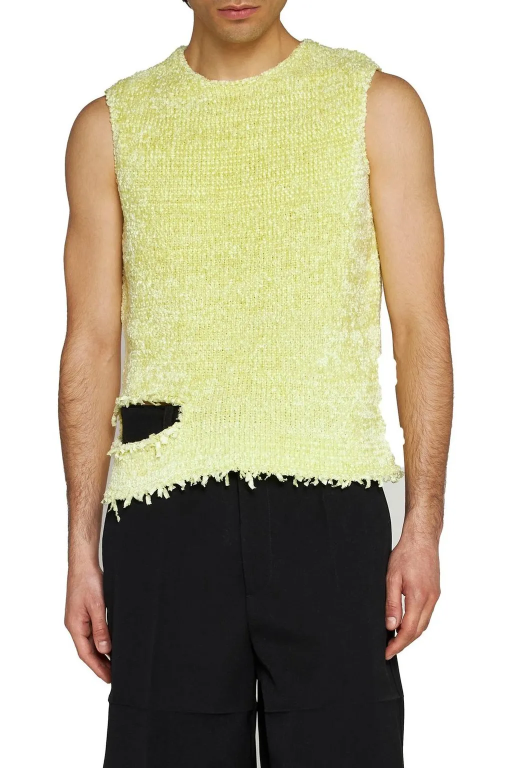 Jil Sander Cut-Out Crewneck Vest
