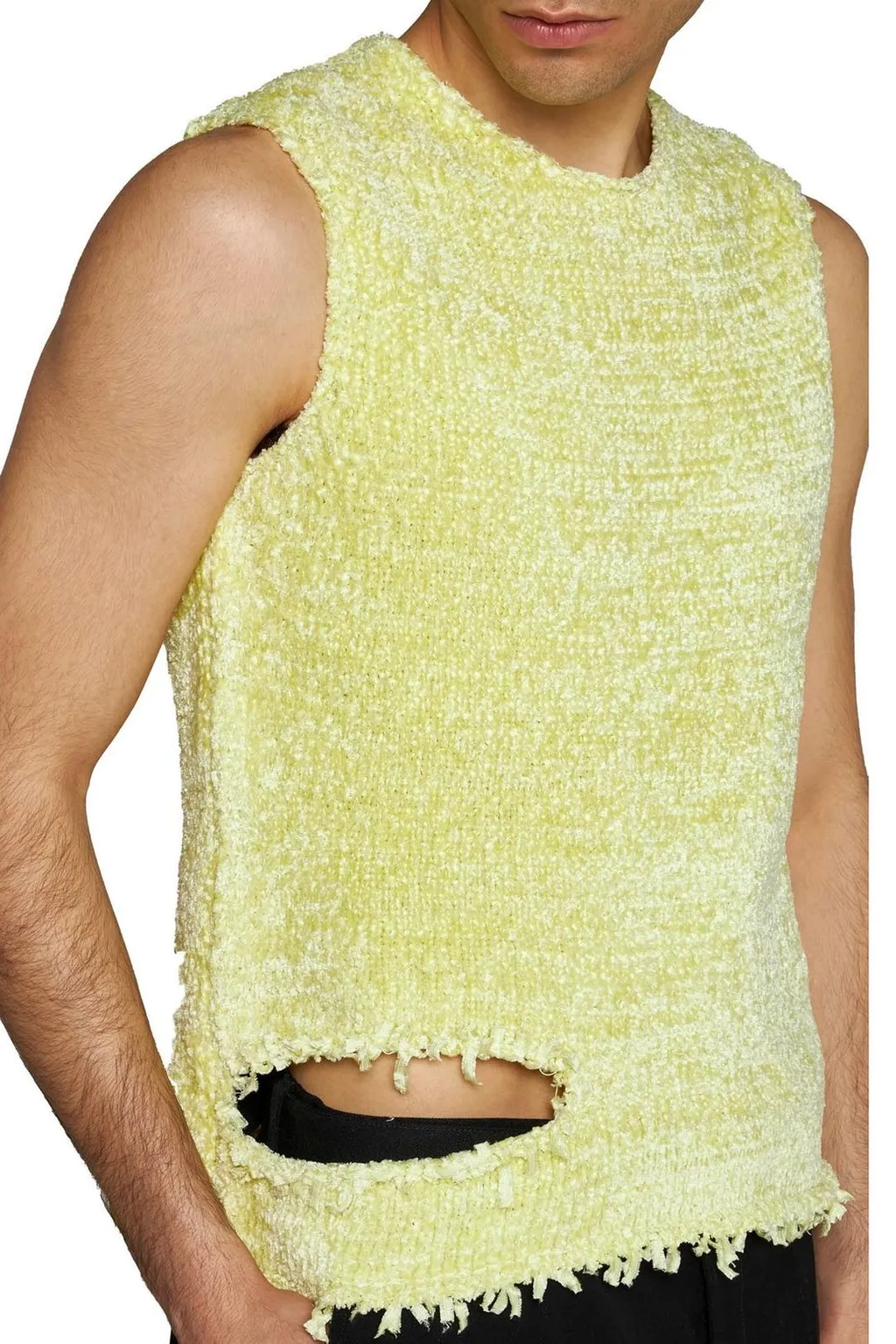 Jil Sander Cut-Out Crewneck Vest