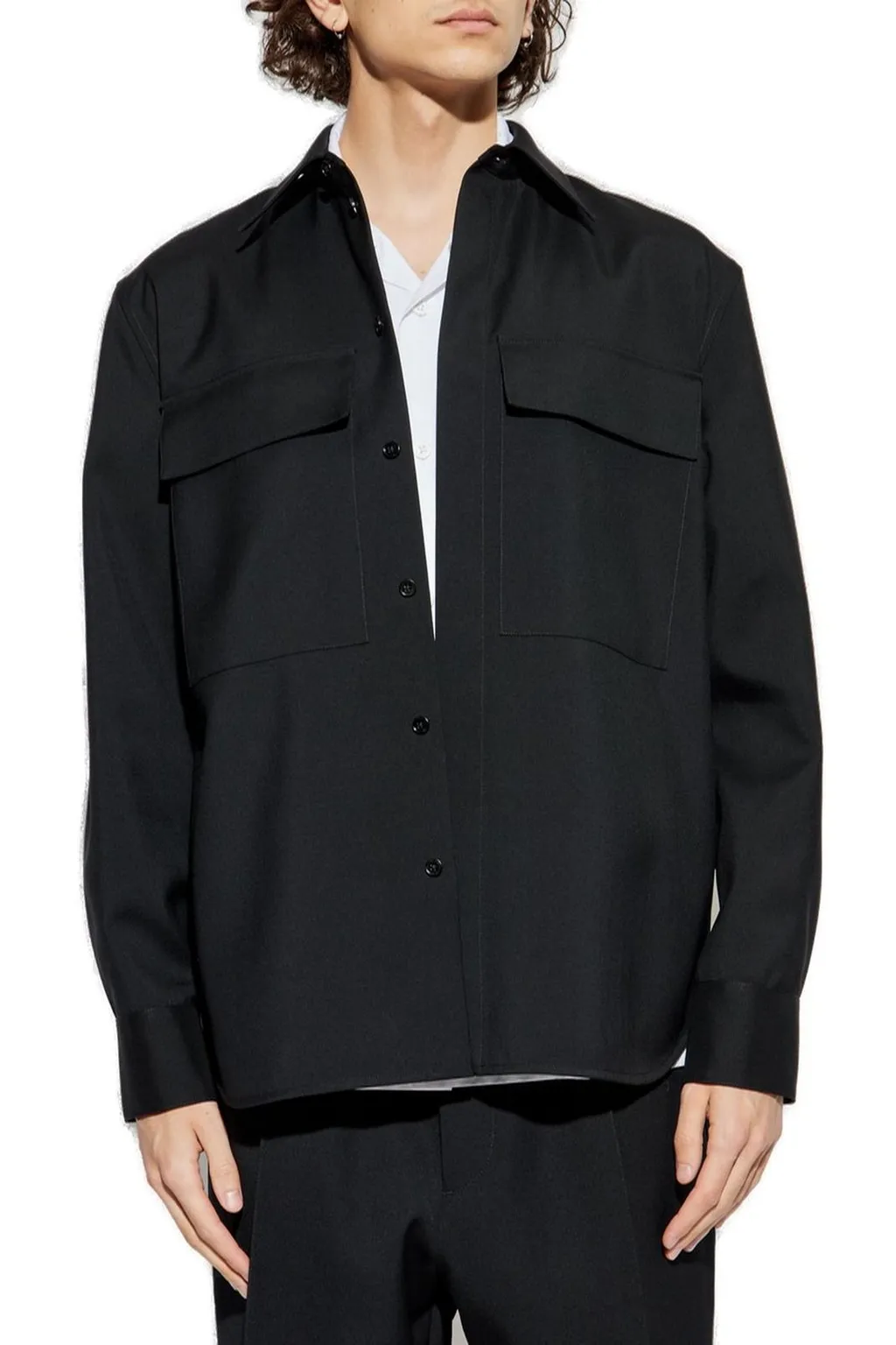 Jil Sander Curved Hem Shirt