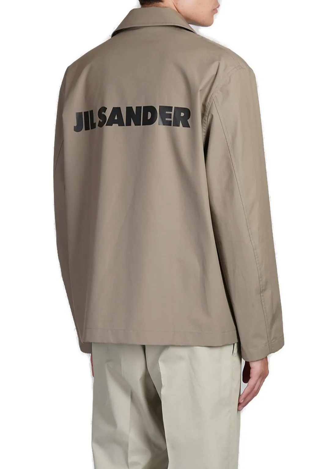 Jil Sander Logo Printed Jacket