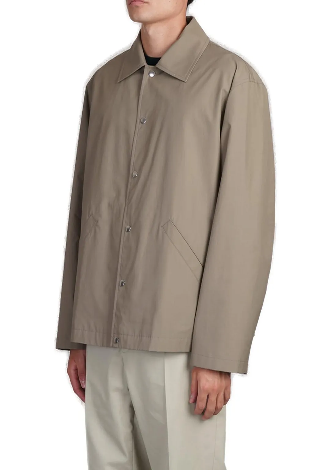 Jil Sander Logo Printed Jacket