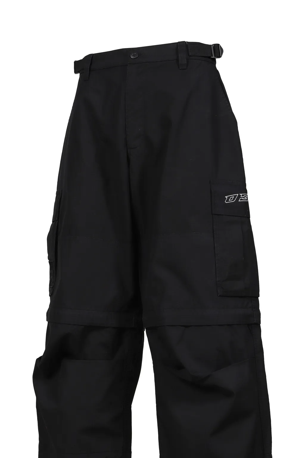 Double-Edged Sword Cargo Pants / Blk