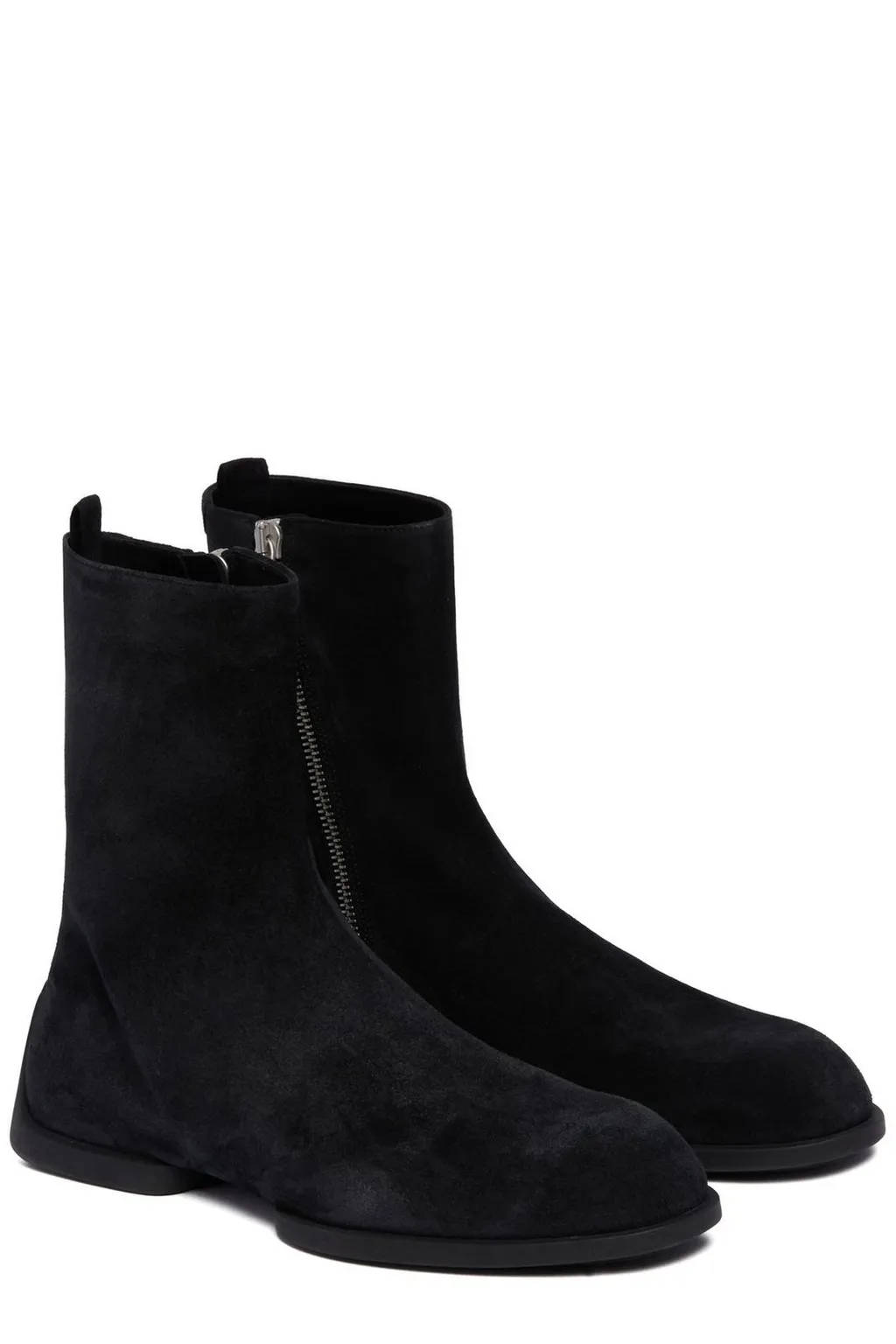 Jil Sander Round Toe Ankle Boots