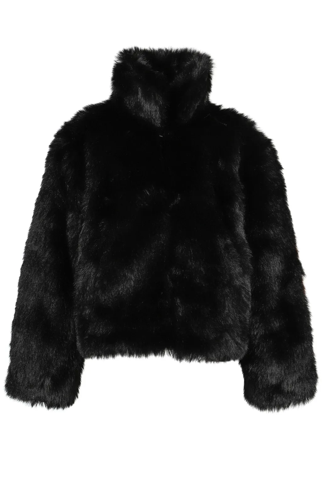 Muddy Faux Fur Blouson / Blk