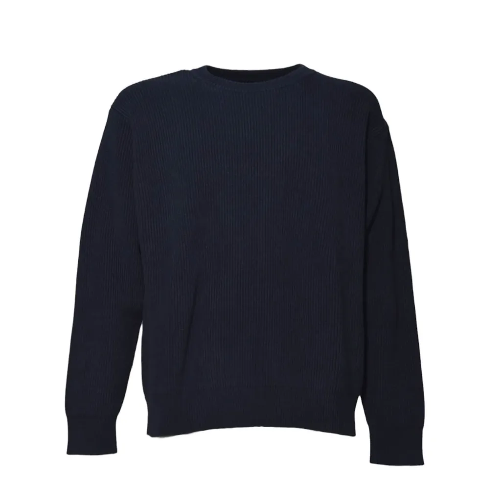 Jil Sander Crewneck Ribbed Knit Jumper