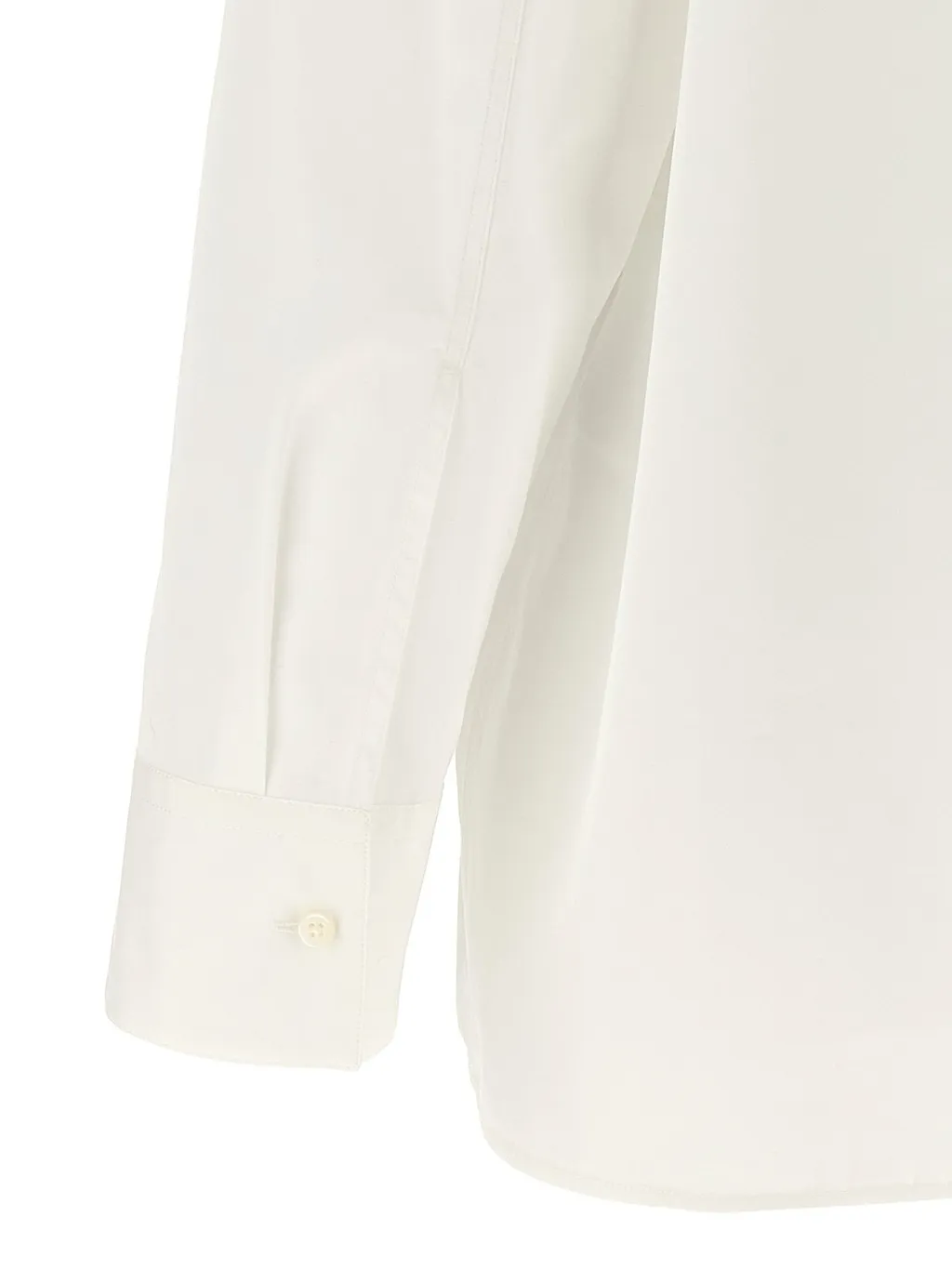 Jil Sander Logo Embroidered Long-Sleeved Shirt