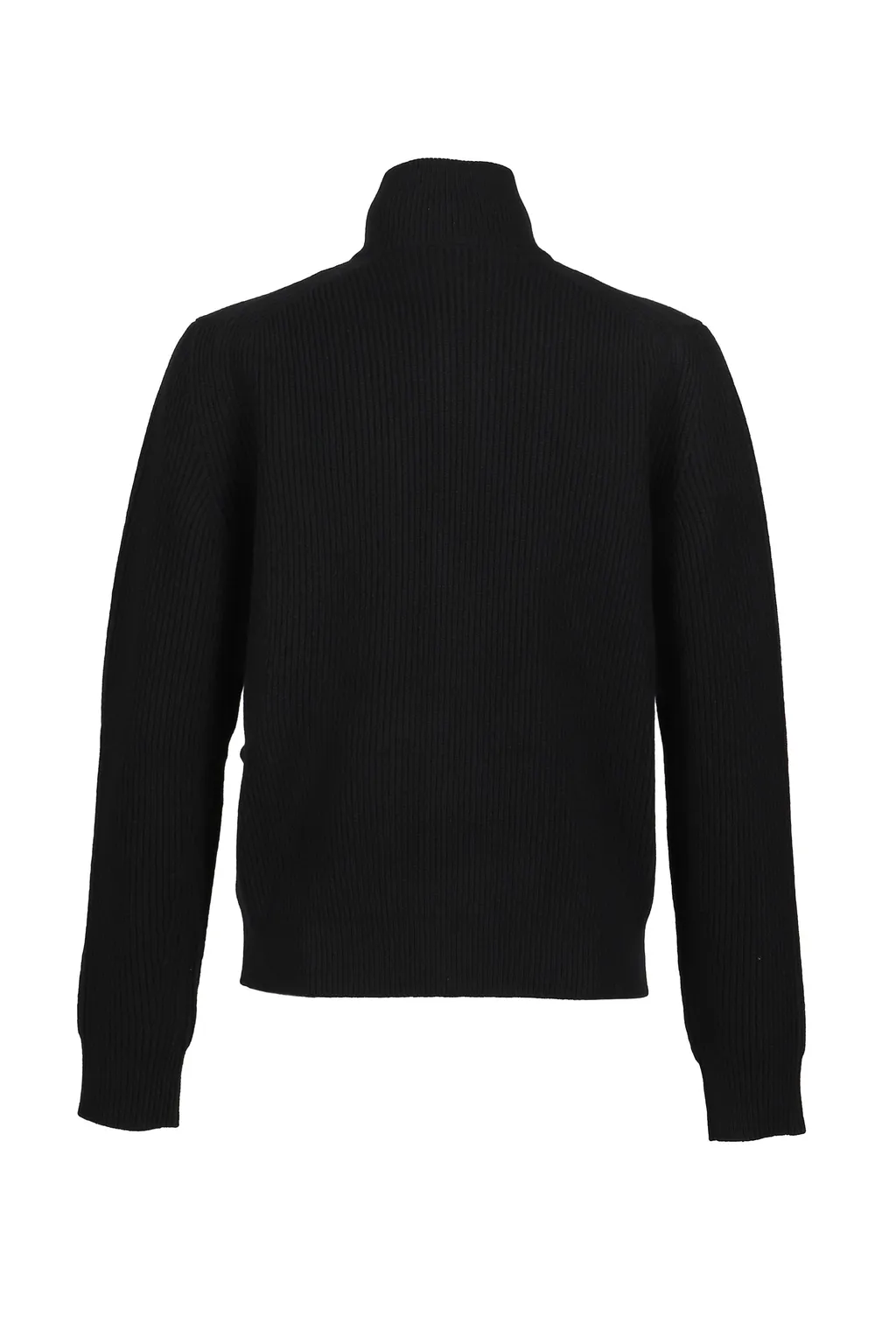Vet Zip-Up Sweater / Black