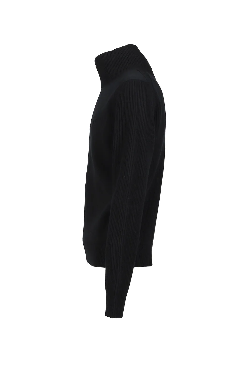 Vet Zip-Up Sweater / Black