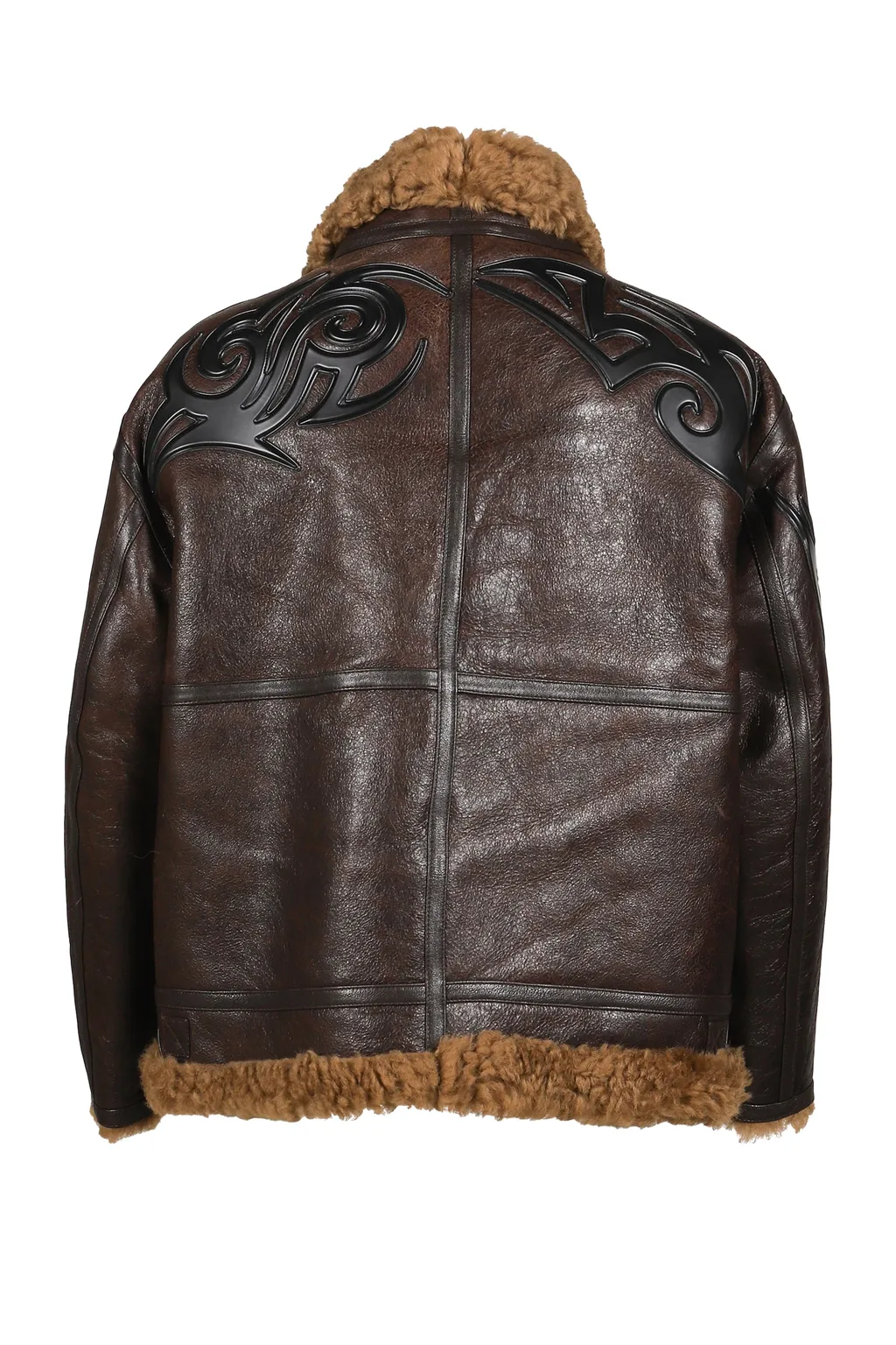 Tribal Shearling Jacket / Brw