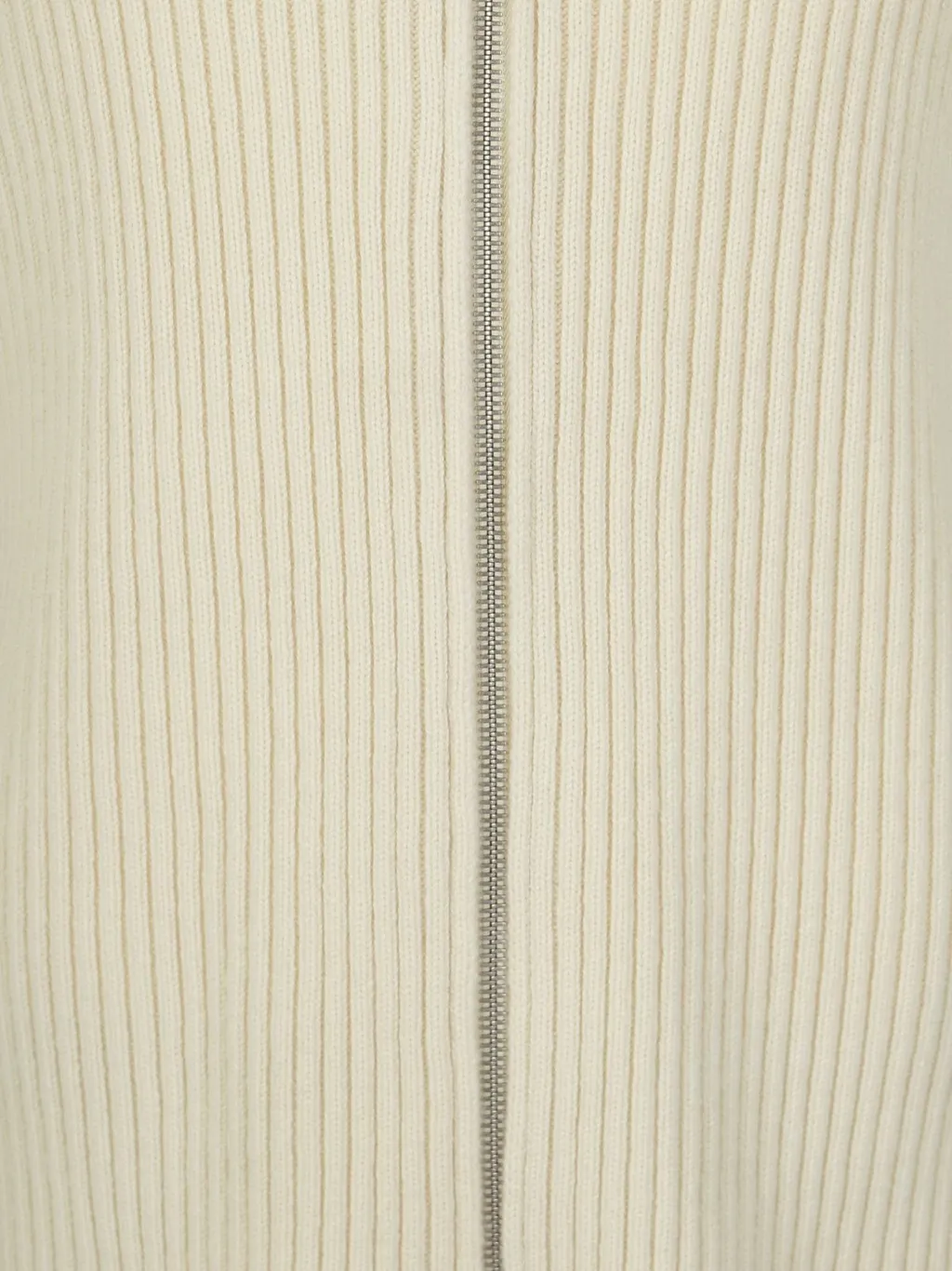 Jil Sander High-Neck Zip-Up Knitted Cardigan