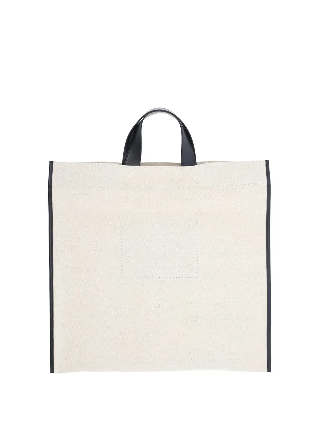 Jil Sander Logo Printed Top Handle Bag