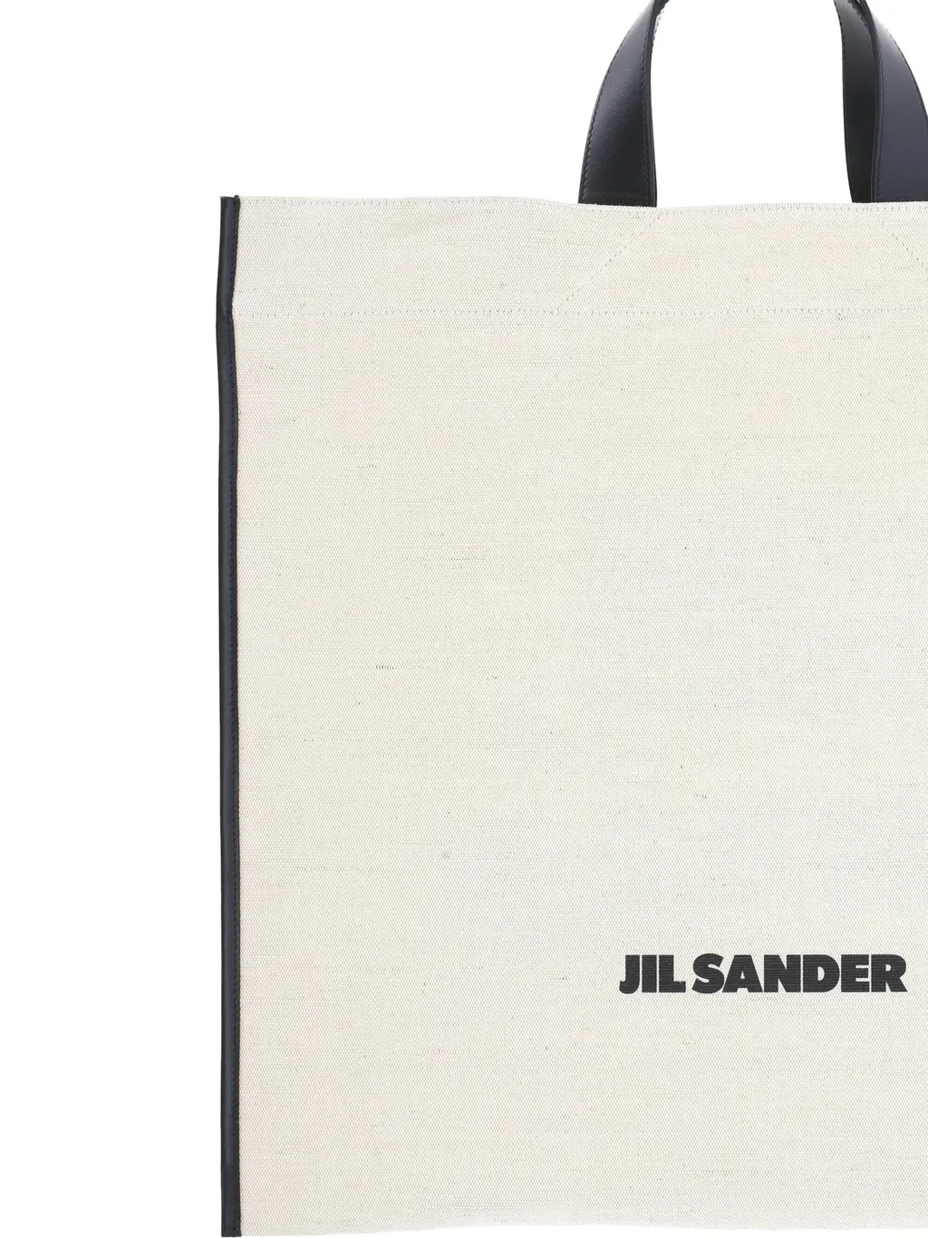Jil Sander Logo Printed Top Handle Bag