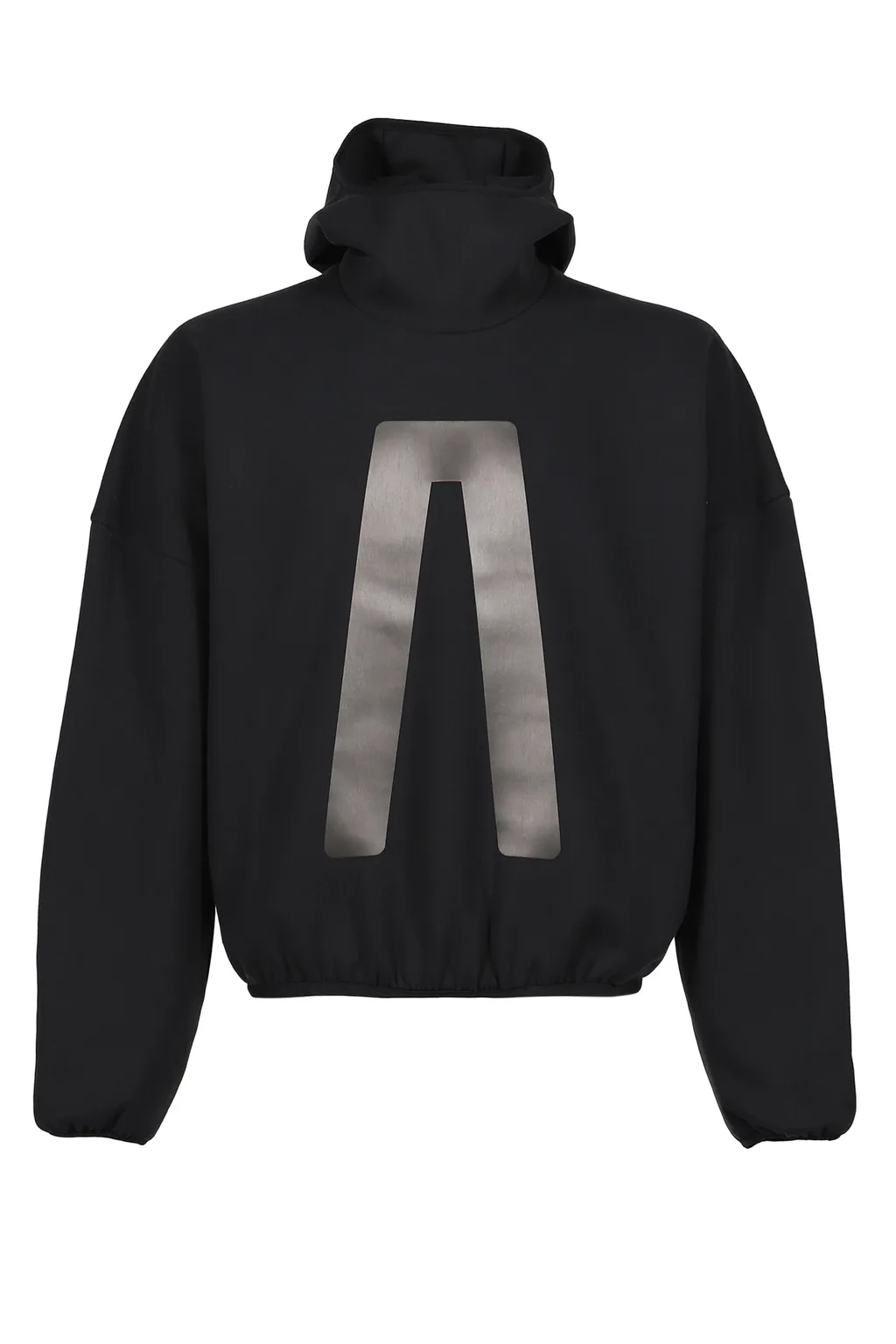 Suede Fleece Hoodie / Black