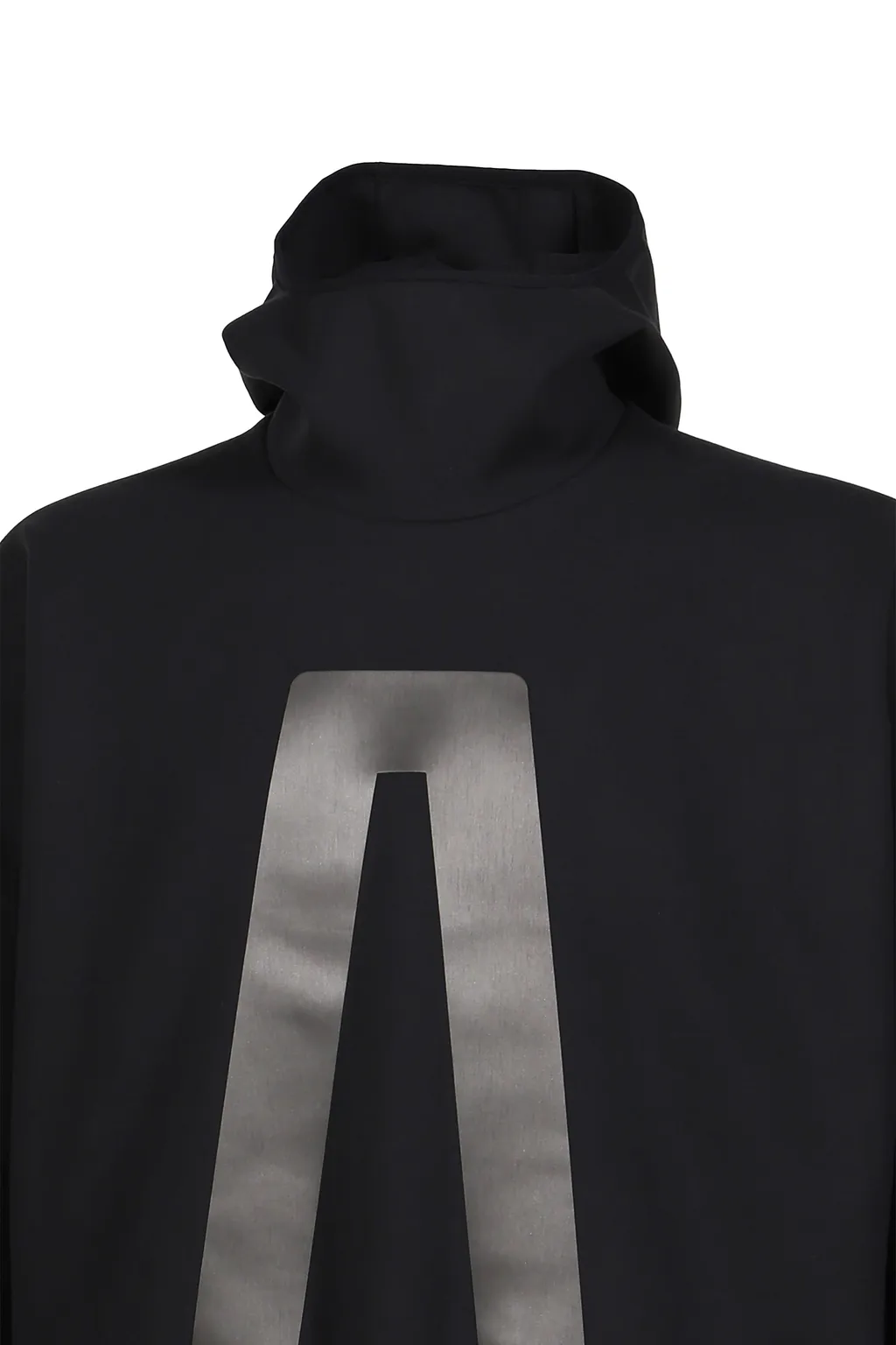 Suede Fleece Hoodie / Black