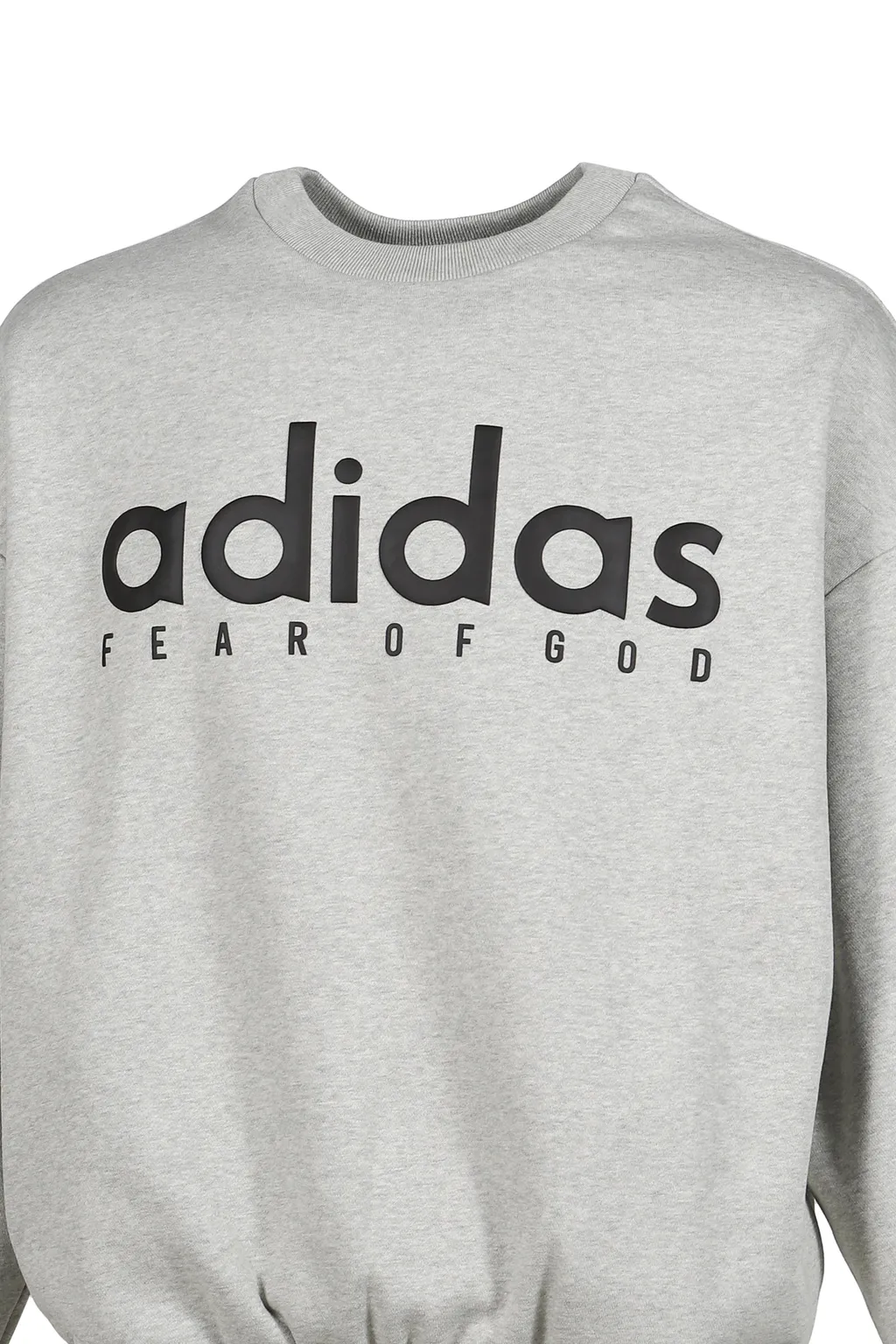 Heather Fleece Crewneck / Gry