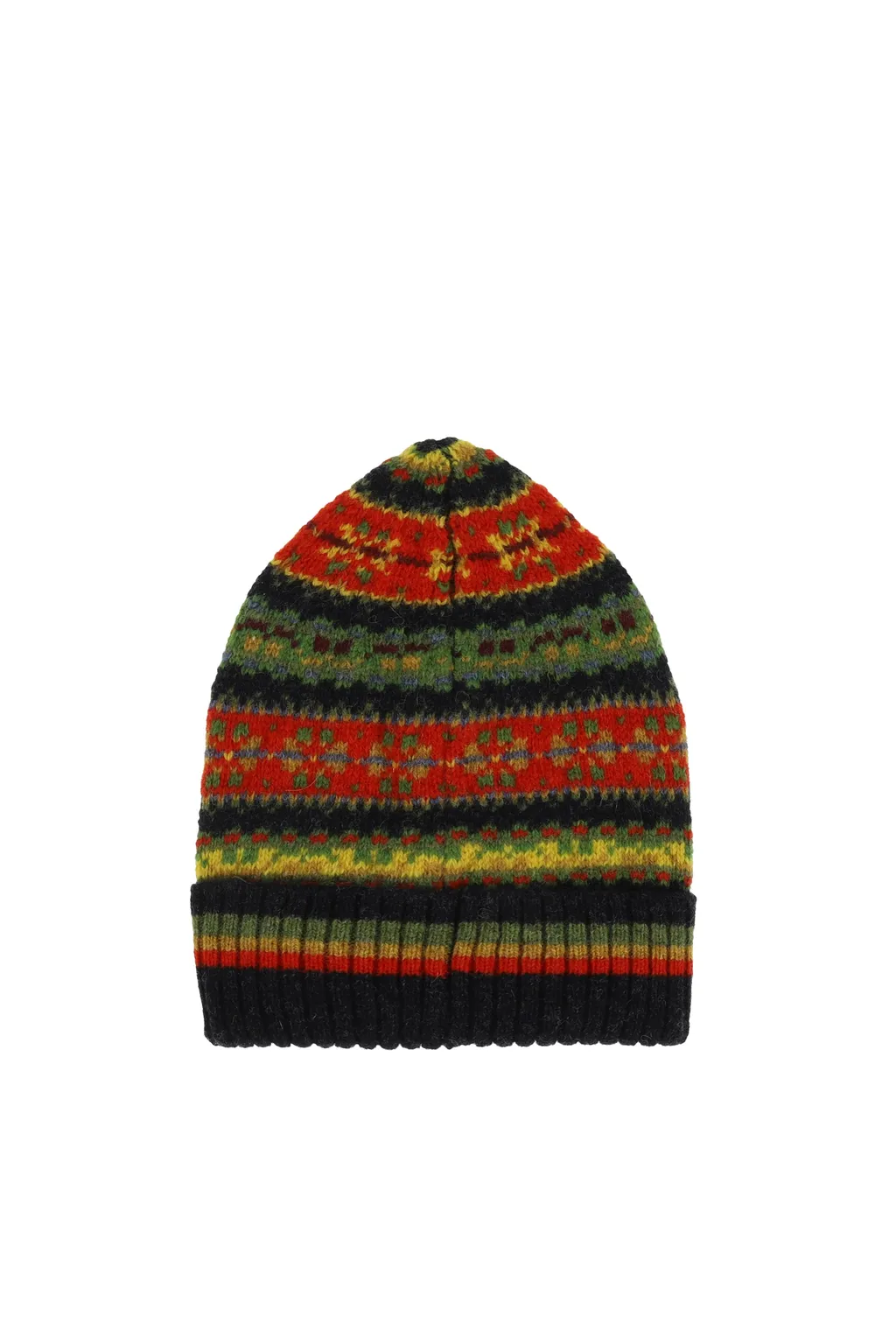 Fairisle Wool Hat / Org