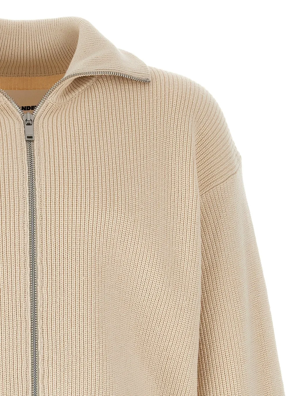 Jil Sander Zip-Up Knitted Cardigan