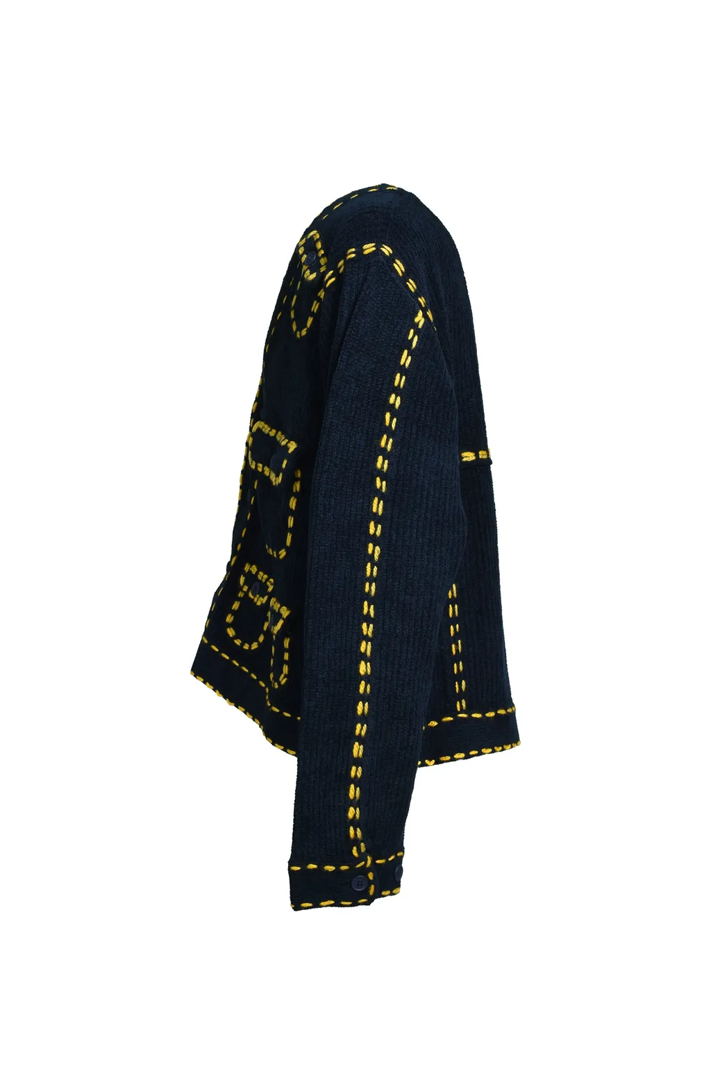 Pg1 Pocket Cardigan / Nvy