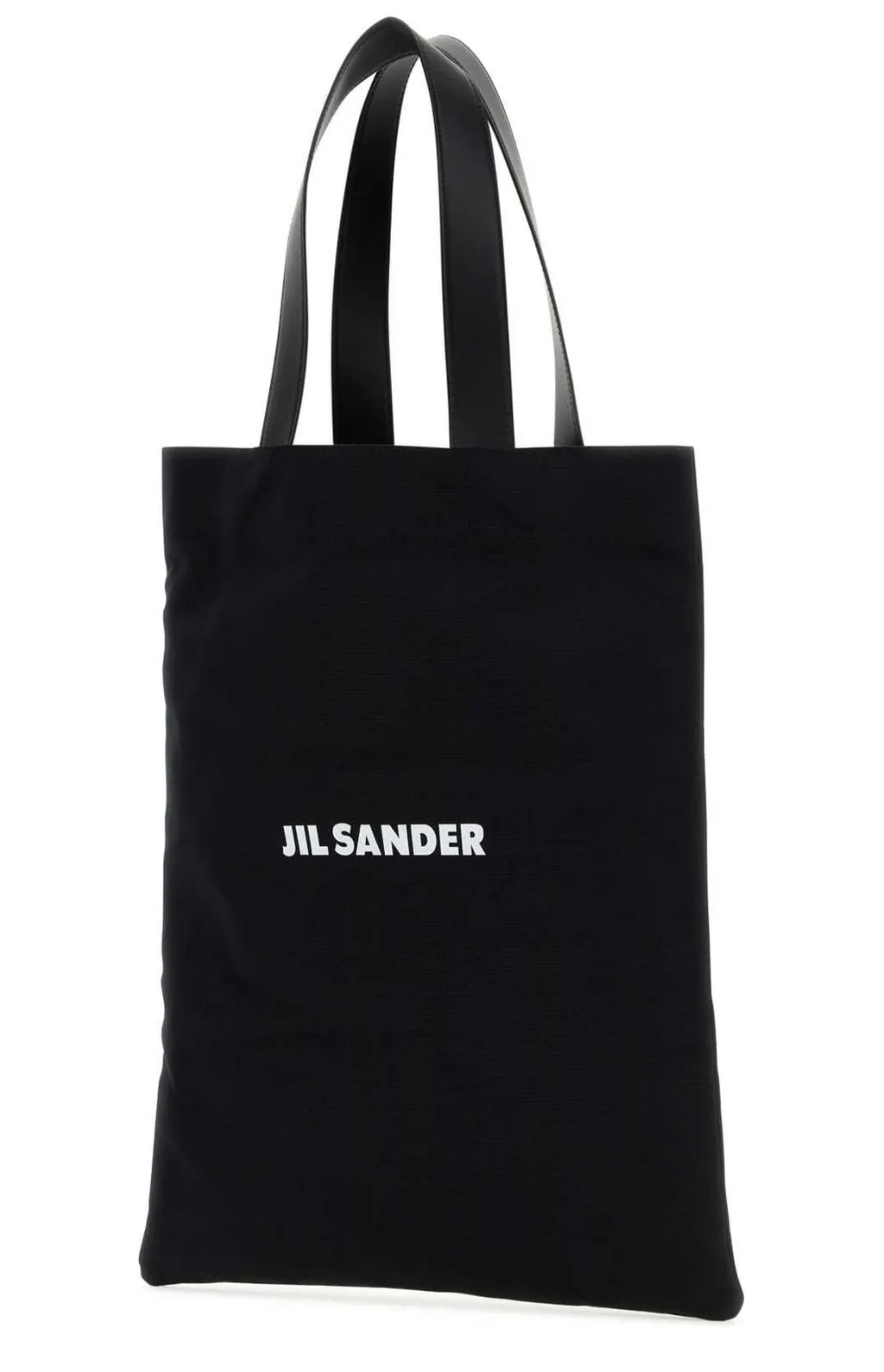 Jil Sander Logo Printed Large Tote Bag