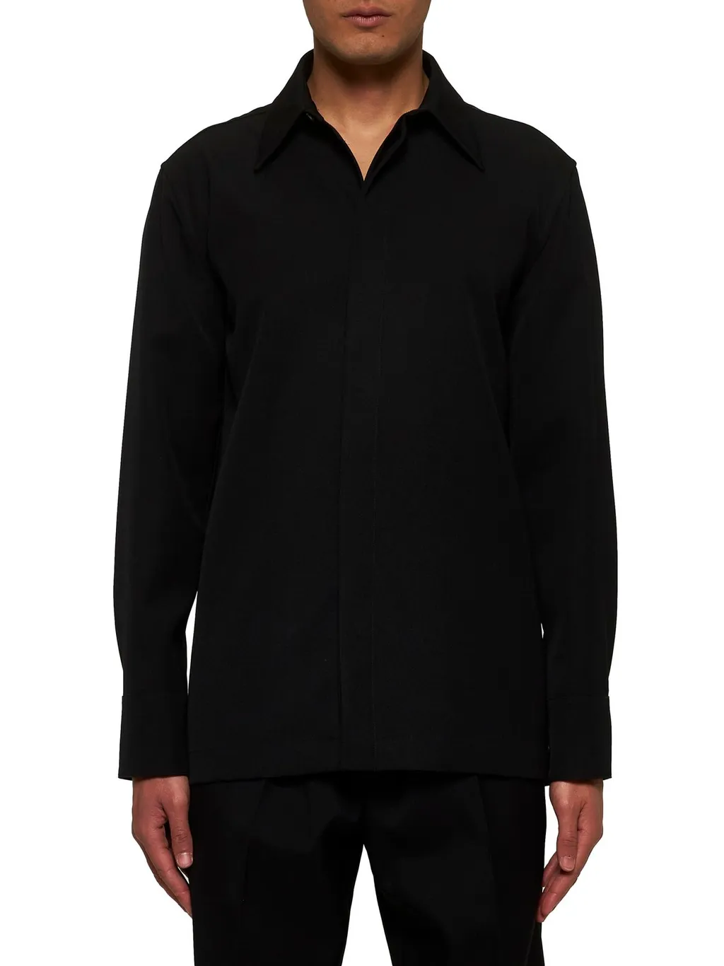 Jil Sander Pointed-Collar Long-Sleeved Shirt