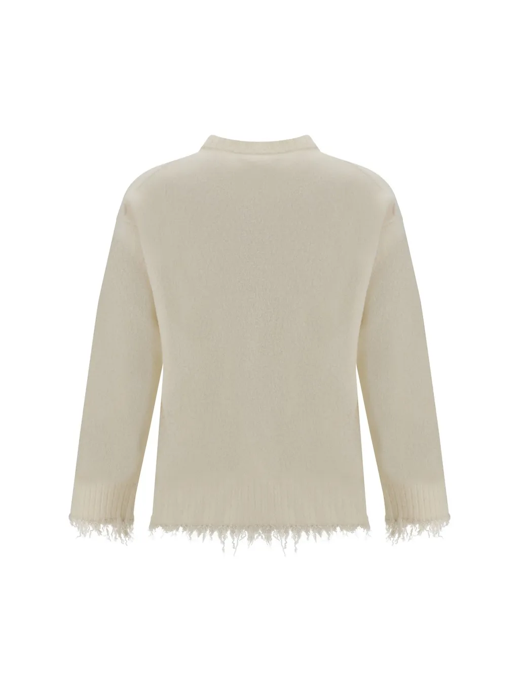 Jil Sander Distressed Frayed Edged Jumper