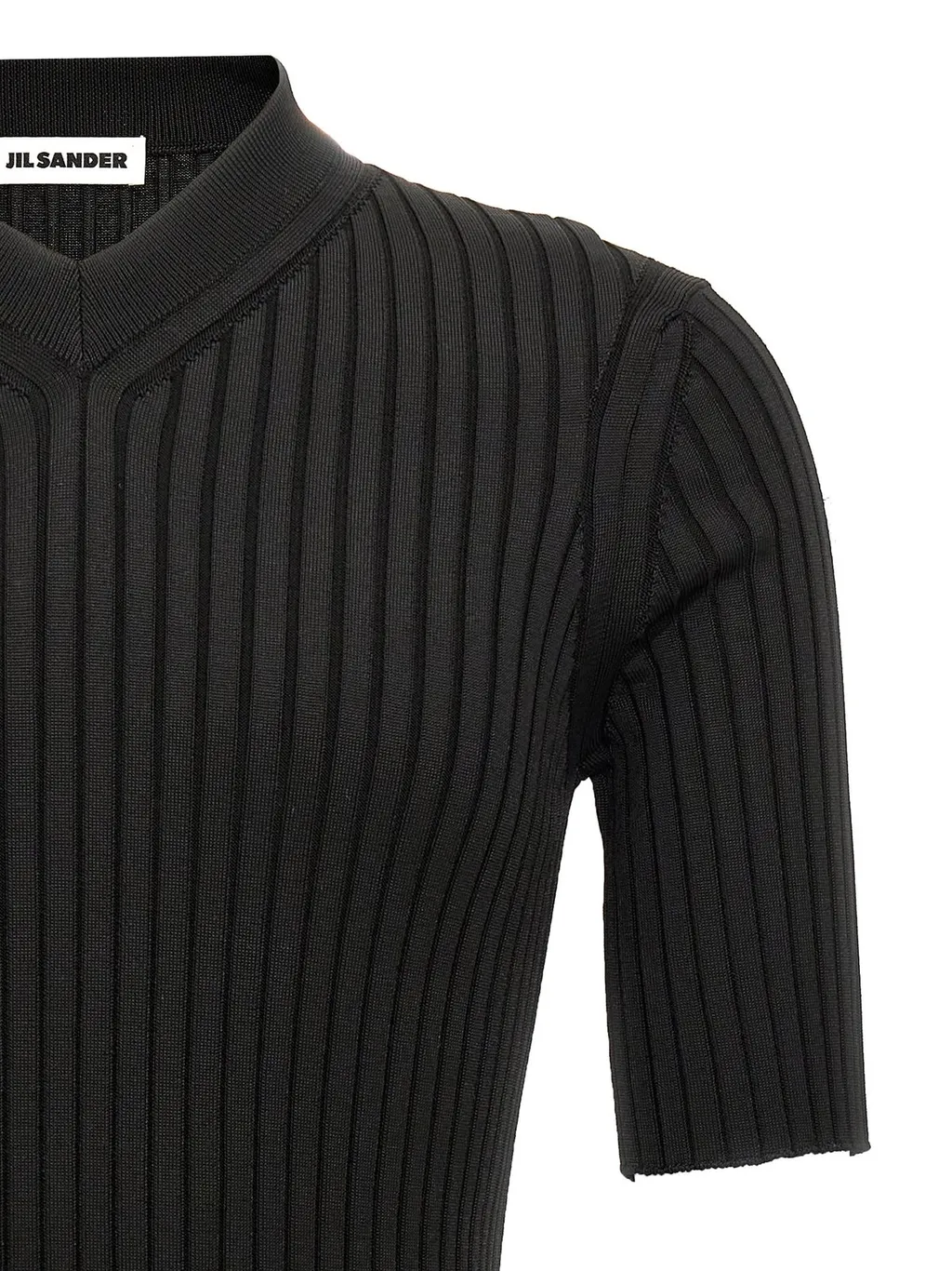 Jil Sander V-Neck Knitted Top