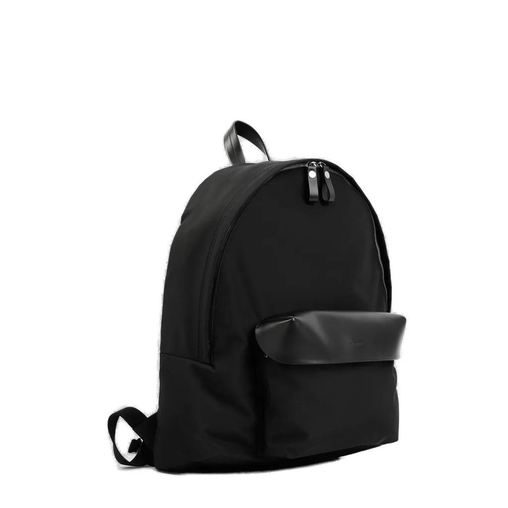 Jil Sander Logo Debossed Zipped Backpack
