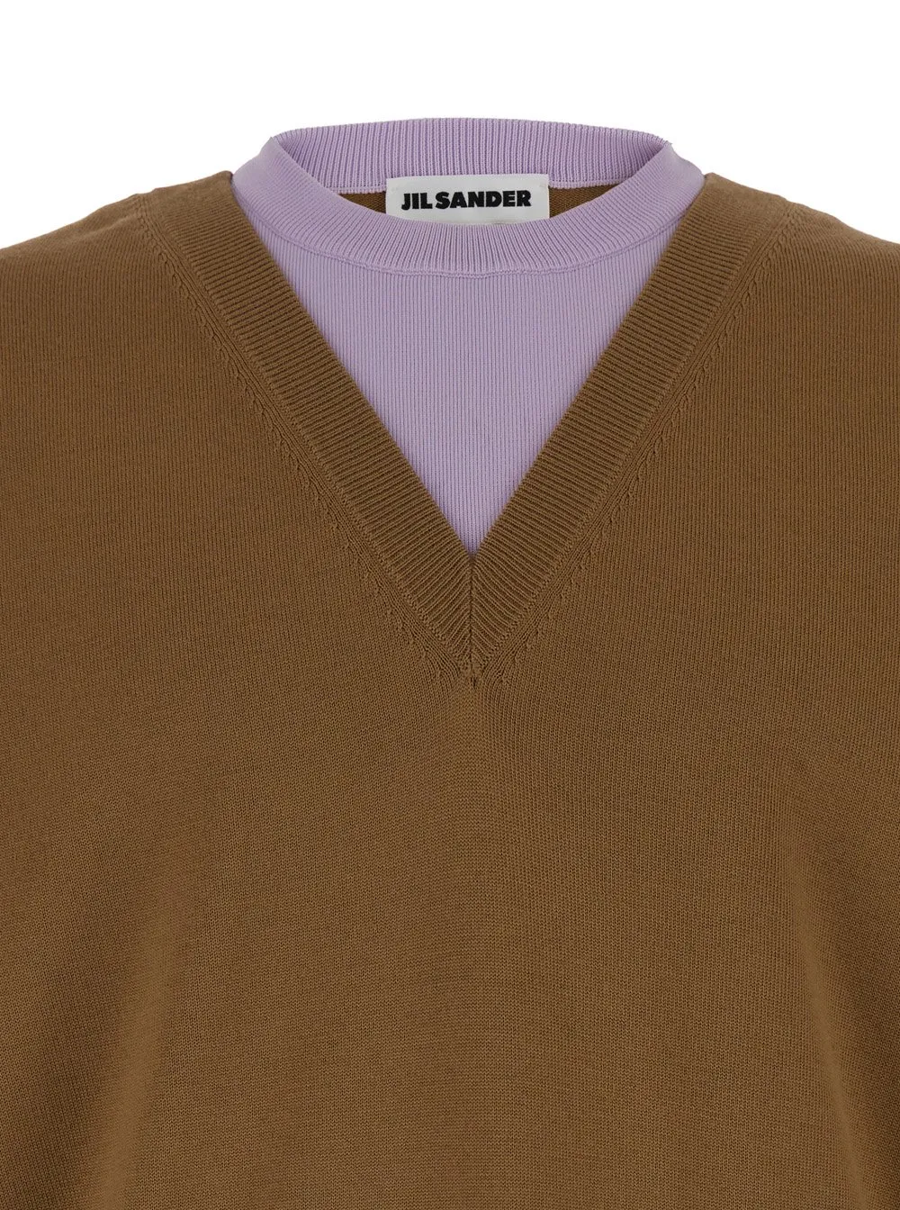Jil Sander Double Neck Knitted Jumper