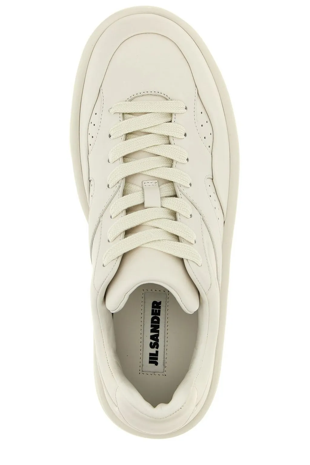 Jil Sander Tonal Lace-Up Sneakers