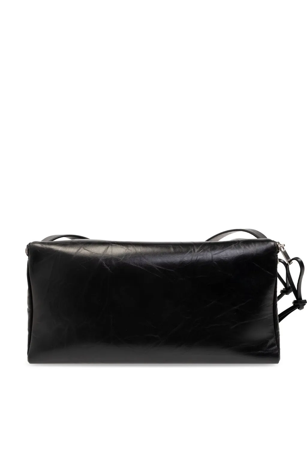 Jil Sander Logo Debossed Zipped Medium Shoulder Bag