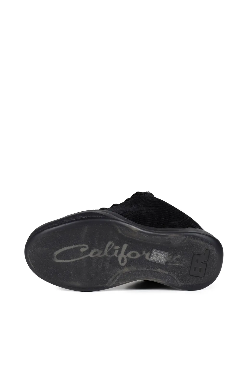 Corduroy Vamp Sneakers / Black