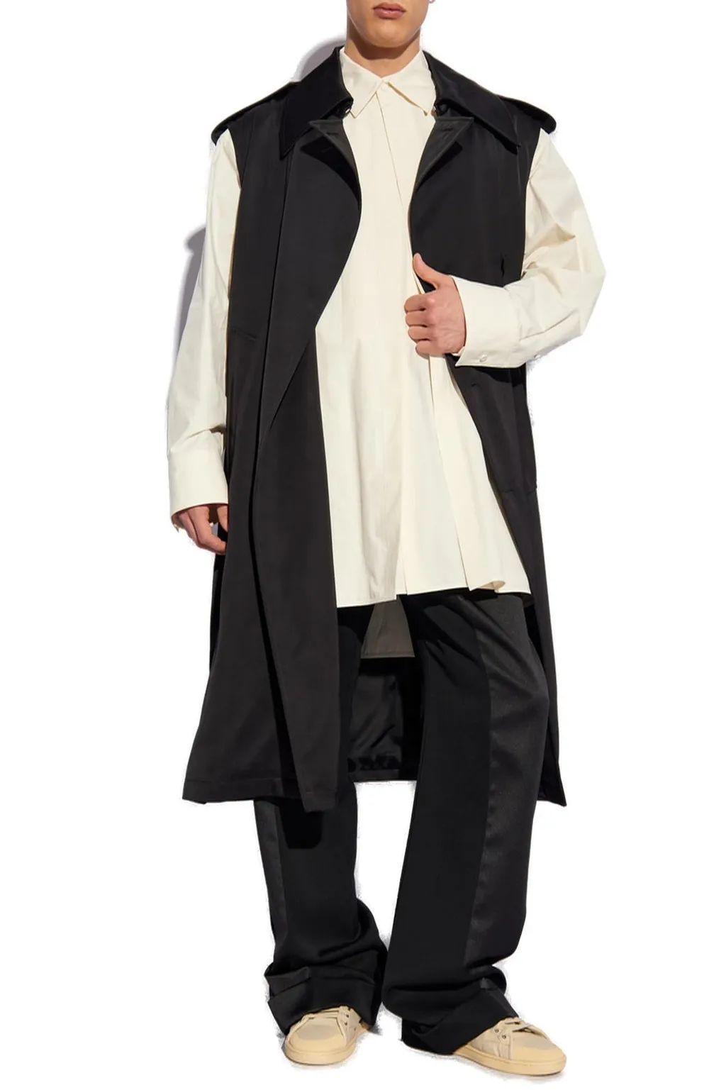 Jil Sander Belted Long Gilet
