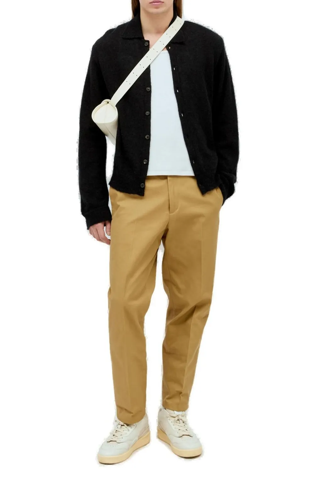 Jil Sander Gabardine Tapered Slim-Cut Trousers