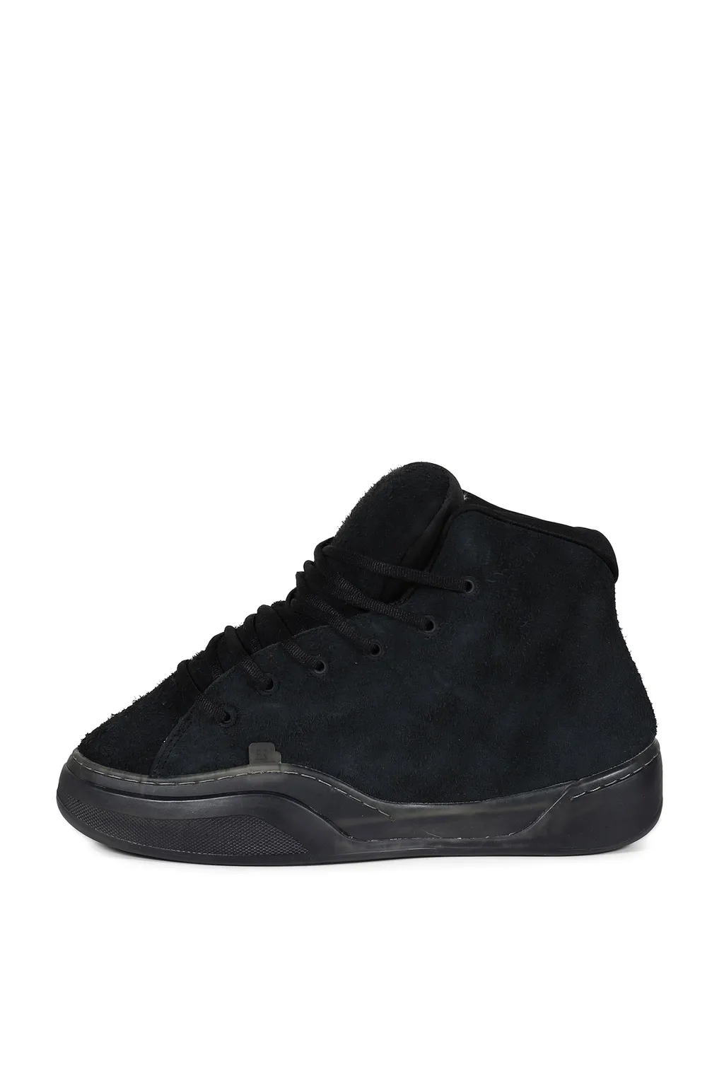 Suede Mid Vamp Sneakers / Black