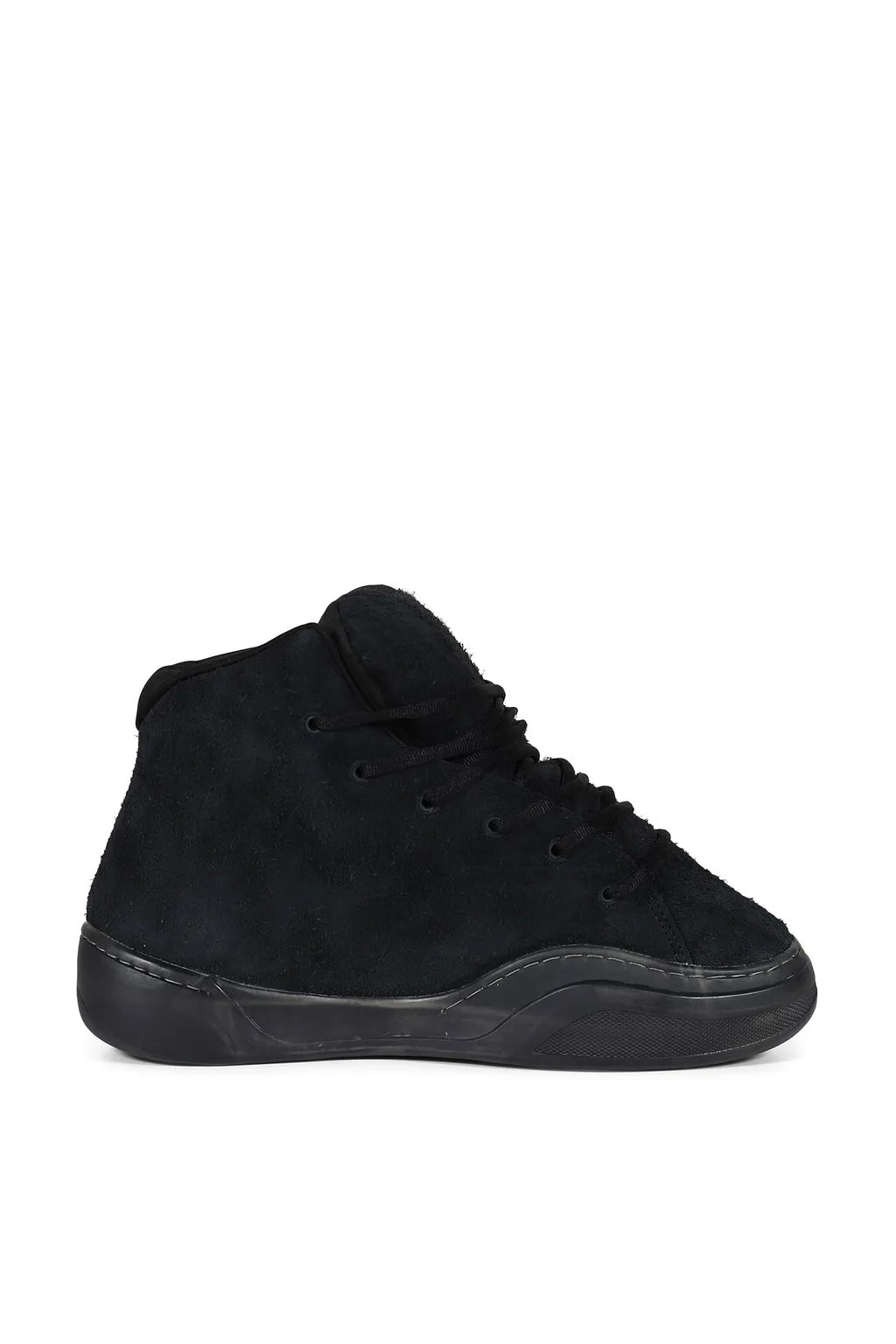 Suede Mid Vamp Sneakers / Black