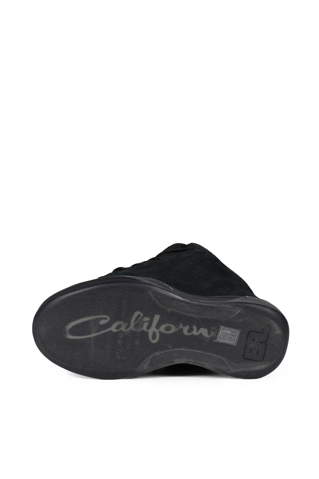 Suede Mid Vamp Sneakers / Black
