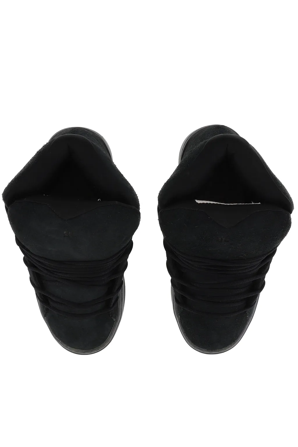 Suede Mid Vamp Sneakers / Black