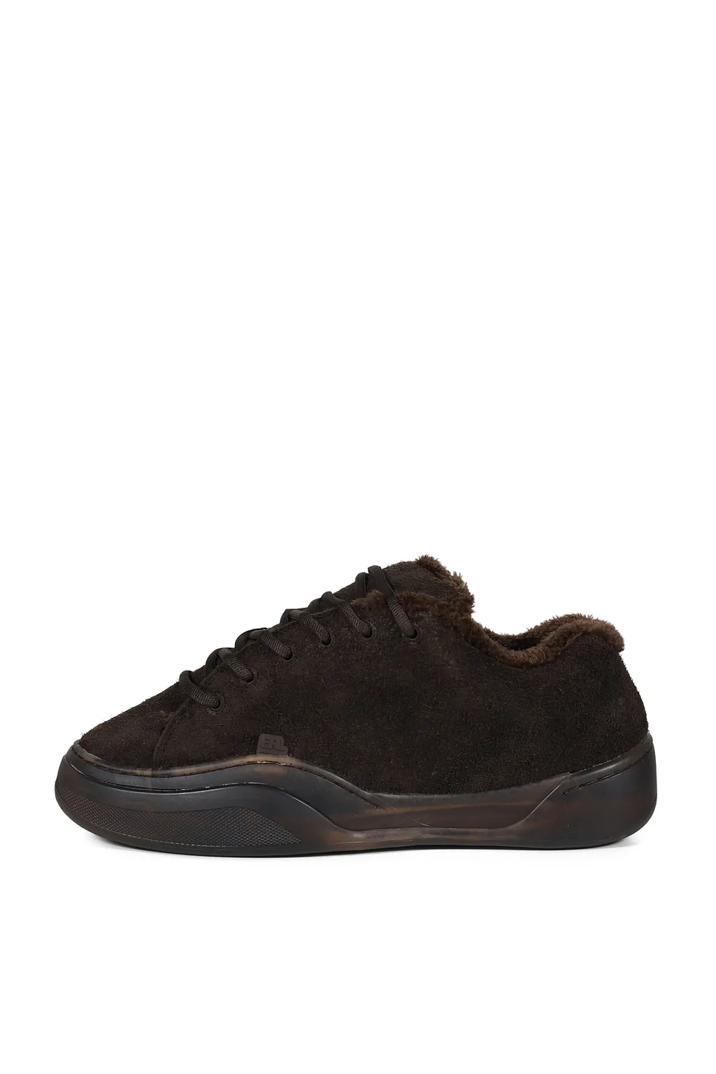 Suede Vamp Sneakers / Dark Brw